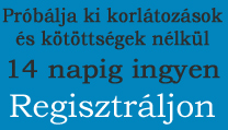 Regisztr�ljon �s pr�b�lja ki!